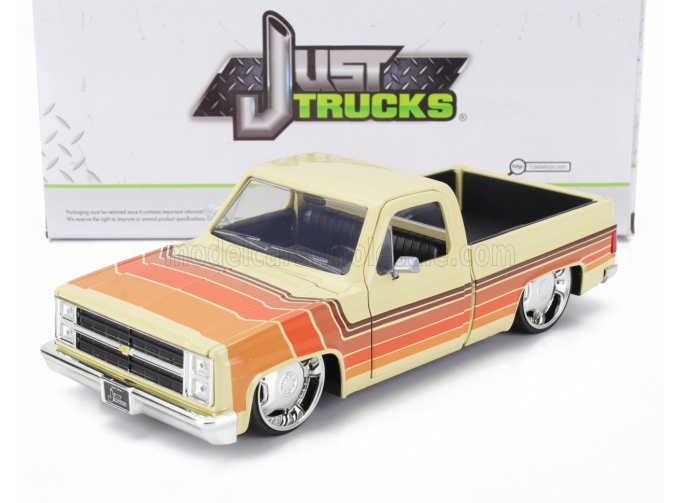 CHEVROLET C-10 Pick-up Custom 1985, Cream Brown Orange