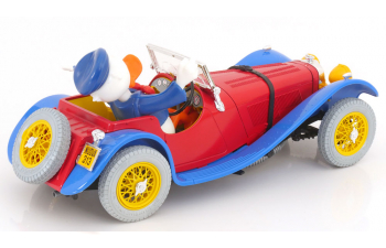 JAGUAR SS 100 Walt Disney, Paperino, red blue yellow