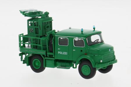 MERCEDES-BENZ LA 911 Lichtmastwagen Polizei (1966), light green