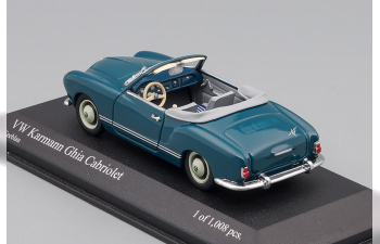 VOLKSWAGEN Karmann Ghia Cabriolet (1957), blue