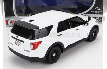 FORD Utility Police Interceptor With Push Bumper (2022), white