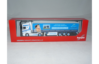 SCANIA CS HD G.Sz. *Höhner / Planen-Schmitz*, blue/white