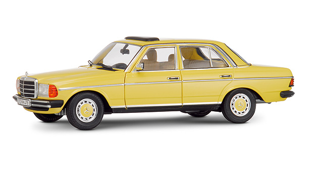 MERCEDES-BENZ 230E (123), yellow