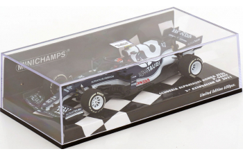 ALPHA TAURI F1 At02 Honda Ra620h Team Alpha Tauri №10 3rd Azerbaijan Gp (2021) Pierre Gasly, White Blue