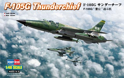 Сборная модель Самолет F-105G Thunderchief