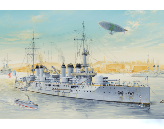 Сборная модель Корабль French Navy Pre-Dreadnought Battleship Voltaire