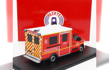 RENAULT Master Van Was Sdis 59 Vehicule De Secours Et D'assistance Aux Victimes Ambulance Sapeurs Pompier (2019), Red White