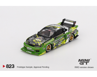 NISSAN Silvia S15 №555 LB-Super Silhouette RHD Formula Drift Japan (2024), green/black