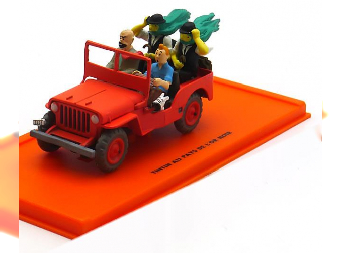 WILLYS Jeep Tintin au pays de lor noir (1943), red