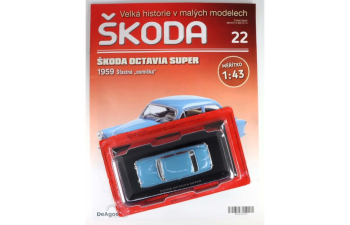 SKODA Octavia Super (1959), light blue