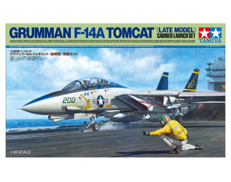 Сборная модель Grumman F-14A Tomcat (Late Model) Carrier Launch Set