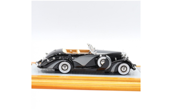 Mercedes-Benz 500K 1935 Cabriolet Saoutchik sn123696 open top, Black/Grey
