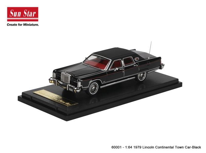 LINCOLN Continental Town Car (1979), black