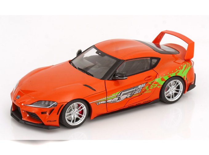 TOYOTA GR Supra Tribute (2024), orange-metallic green