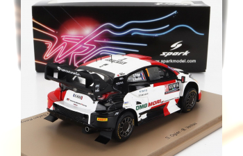 TOYOTA Yaris Gr Rally1 Team Toyota Gazoo Racing Wrt №1 4th Rally Safari Kenya (2022) Sebastian Ogier - Benjamin Veillas, Black White Red