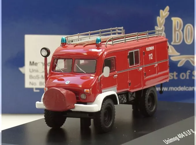 MERCEDES-BENZ Unimog 404 S L Feuerwehr (1962), red