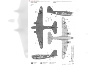 Сборная модель Самолет B-18A "At War"