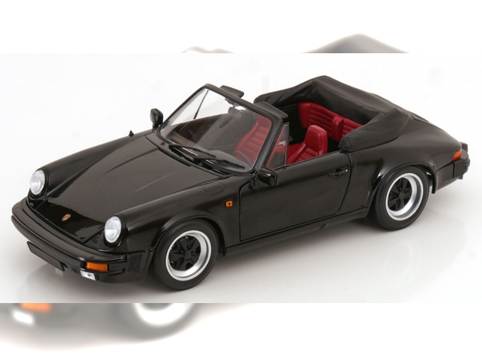 PORSCHE 911 Carrera 3.2 Convertible (1983), black