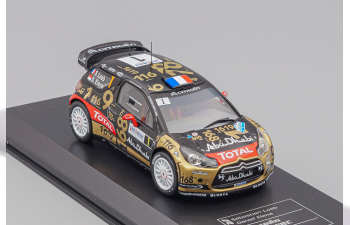 CITROEN Citroen Ds3 Abu Dhabi Wrc N1 Rally France (2013) S.Loeb - D.Elena, matt black / gold / red