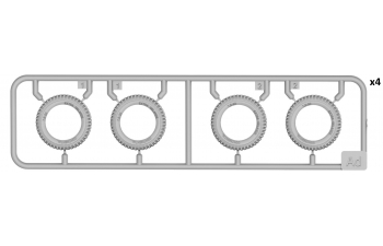 Сборная модель OPEL Blitz Pmq600 Type German 3t Cargo Military Truck 1952