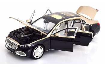 MERCEDES-BENZ Maybach S 680 4 Matic (2021), black metallic/gold metallic