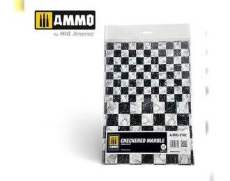 Checkered Marble. Sheet of Marble – 2 pcs.