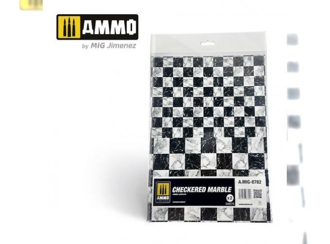 Checkered Marble. Sheet of Marble – 2 pcs.