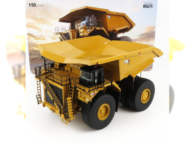 CATERPILLAR Cat798ac Cassone Ribaltabile Cava Mineraria - Mining Truck, Yellow Black