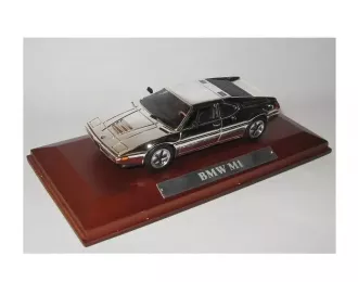 BMW M1 Silver Cars Collection, chrome