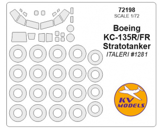 Набор масок окрасочных на Boeng KC-135 Stratotanker