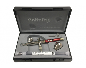 Аэрограф Infinity Two in One nozzle set 0.15 + 0.4mm fine line, tank 2+5 ml.