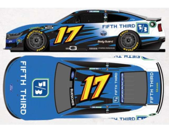 FORD Mustang #17 Chris Buescher *Fifty Third Bank Throwback*, white/blue/yellow 2026