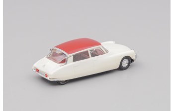 CITROEN DS19, graywhite / bordeaux