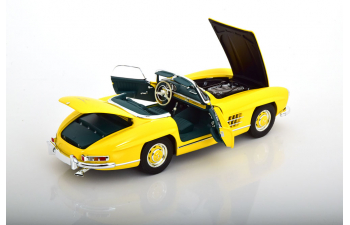 MERCEDES-BENZ 300 SL Roadster with removable Hardtop (1957), yellow black