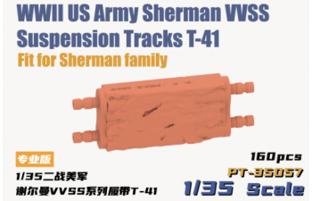 WWII US Army Sherman VVSS Suspension Tracks T-41