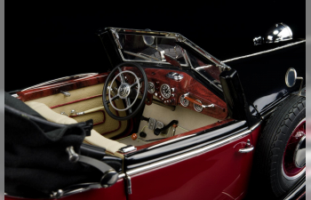 HORCH 853 (1937), two-tone finish red / black