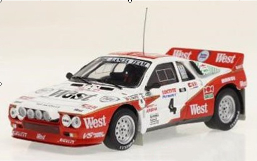 LANCIA 037 Evo 2 #4 "West" A.Zanussi/S.Cresto Rally d'Ypres 1985