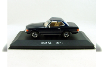 MERCEDES-BENZ 350 SL (1971), Mercedes-Benz Offizielle Modell-Sammlung 10, dark blue