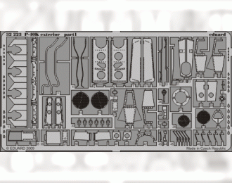 Фототравление для P-40K exterior