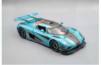 KOENIGSEGG One:1, зелёный, 20 см