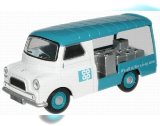 BEDFORD CA Milk Float Co-op 1968, белый с голубым