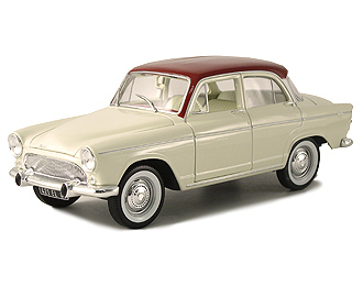 SIMCA P60 Montlhery Cardinal 1961, red china ivory