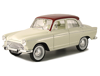 SIMCA P60 Montlhery Cardinal 1961, red china ivory