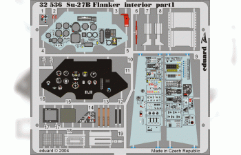 Полный набор фототравления для Su-27B FLANKER