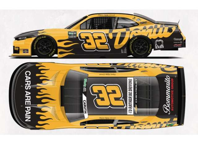 CHEVROLET #32 Rajah Caruth *Donut Media*, orange/black 2026