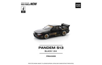 NISSAN Pandem S13, black