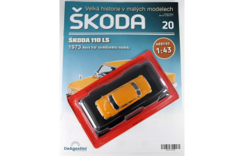 SKODA 110 LS (1973), orange