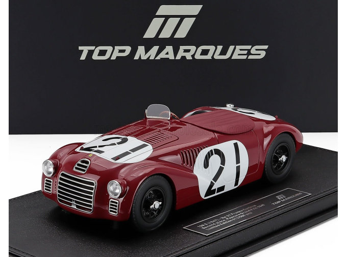 FERRARI 125s Spider №21 2nd 12h Pescara Franco Cortese, Rosso Mugello (1947), Red