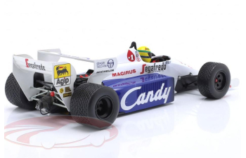 TOLEMAN F1 Tg184 Hart Turbo №19 2nd Monaco Gp (1984) Ayrton Senna (1984) + книга Ayrton Senna – Neue Bilder einer Legende