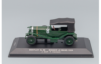 BENTLEY 3-litre 3.0l Team Bentley Motors Limited N 8 Winner 24h Le Mans 1924 J.duff - F.clement, British Racing Green